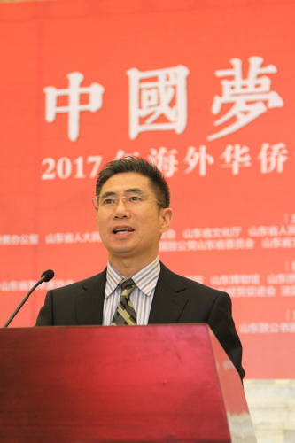 圖為山東省僑辦副主任孫傳尚。