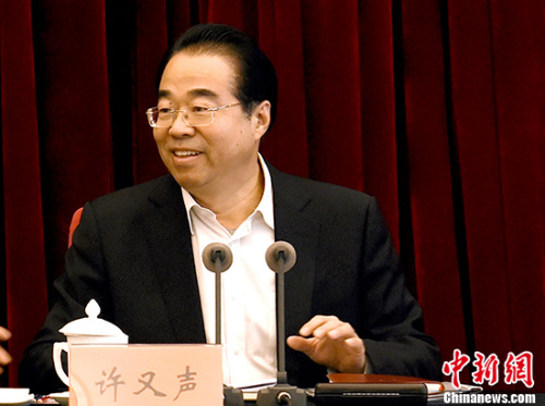 1月24日，全國(guó)僑辦主任會(huì)議在北京閉幕。中國(guó)國(guó)務(wù)院僑務(wù)辦公室黨組書記、副主任許又聲總結(jié)了會(huì)議成果，并對(duì)新時(shí)代僑務(wù)工作提出要求。 <a target='_blank' >中新社</a>記者 張勤 攝