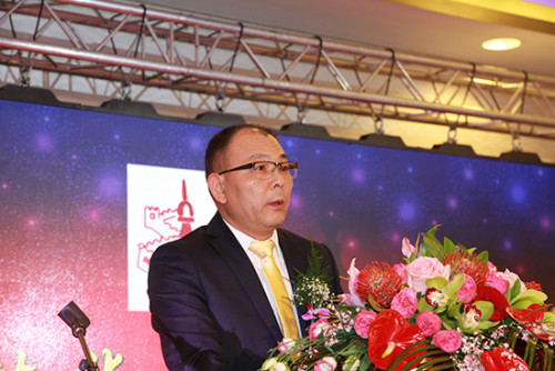 法華工商聯(lián)合會名譽會長郭智敏。（《歐洲時報》/記者 孔帆攝）