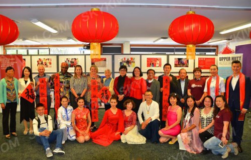 合影。(新西蘭天維網(wǎng))