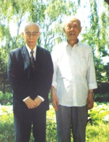 饒宗頤與季羨林的合影 饒宗頤與季羨林的合影