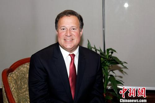 中巴建交之后迎來的首個農(nóng)歷新春期間，巴拿馬總統(tǒng)胡安·卡洛斯·巴雷拉2月19日在巴拿馬城接受<a target='_blank' >中新社</a>專訪。<a target='_blank' >中新社</a>記者 余瑞冬 攝