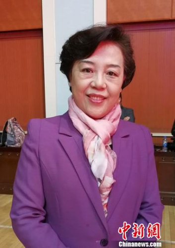 山西省僑聯(lián)主席王維卿接受<a target='_blank'  >中新網(wǎng)</a>記者采訪。　楊杰英 攝