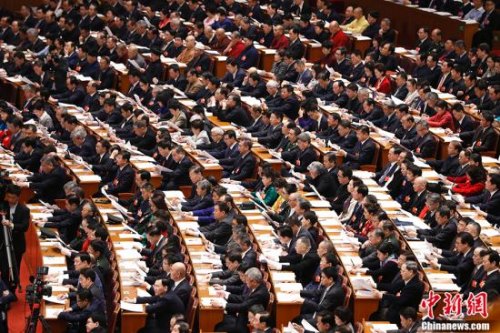 3月3日，全國政協(xié)十三屆一次會(huì)議在北京人民大會(huì)堂開幕。 <a target='_blank' >中新社</a>記者 杜洋 攝