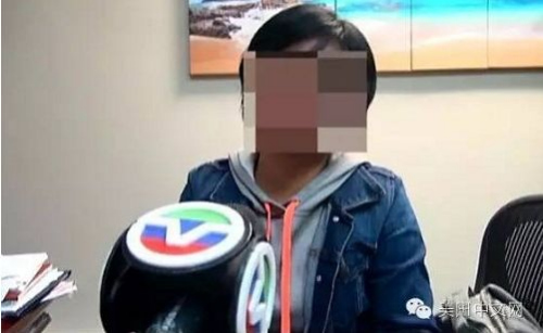 一位遭受家暴的華裔女子接受媒體采訪。來源：美國中文網(wǎng)