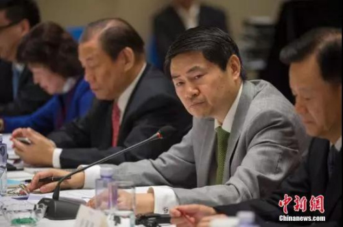 資料圖：中國與全球化智庫(CCG)創(chuàng)始人王輝耀。<a target='_blank' >中新社</a>記者 駱云飛 攝
