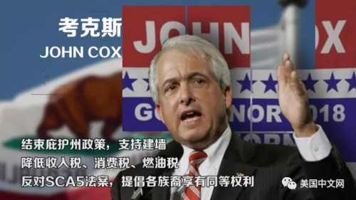 (圖為考克斯政見梳理 美國(guó)中文網(wǎng) 宮欣 制) (圖為考克斯政見梳理 美國(guó)中文網(wǎng) 宮欣 制)