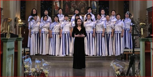 瑞典華人愛樂合唱團(tuán)指揮楊筱音清唱唐詩歌曲《陽關(guān)三疊 》