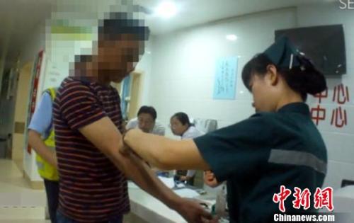資料圖：酒駕司機接受酒精檢測。警方提供