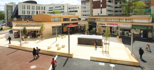 克雷代伊市利維爾（La Lévriere）廣場。（圖片來源：《歐洲時報》 引自克雷代伊市官網(wǎng)）