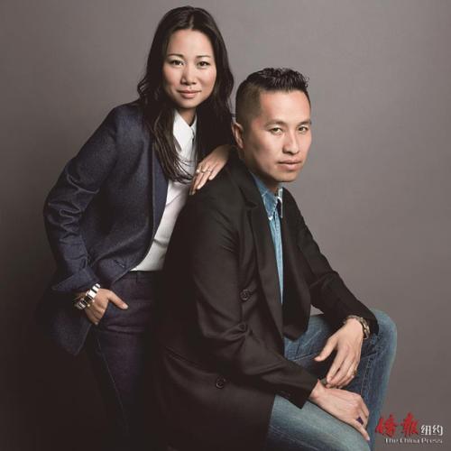　周絢文與華裔設(shè)計(jì)師Phillip Lim。(圖片均為周絢文提供)