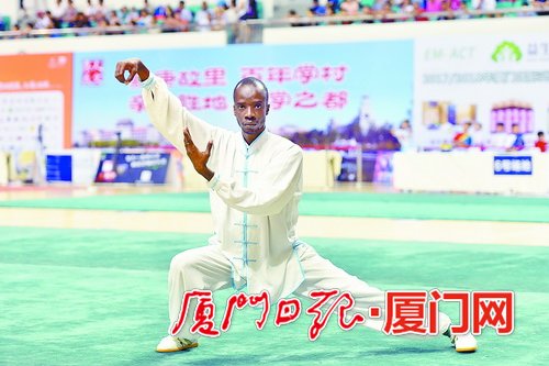 太極在比賽中。（陳輕松 攝）