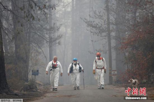 截至目前“坎普”山火造成的死亡人數(shù)升至50人，是加州歷史上致死人數(shù)最多的山火。
