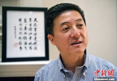 張首晟。陳鋼 攝