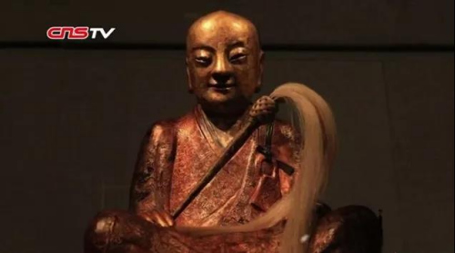 　章公祖師像。視頻截圖