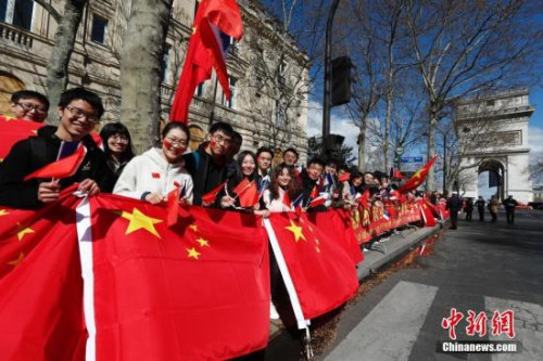 資料圖：法國的華僑華人與留學生。<a target='_blank' >中新社</a>記者 盛佳鵬 攝