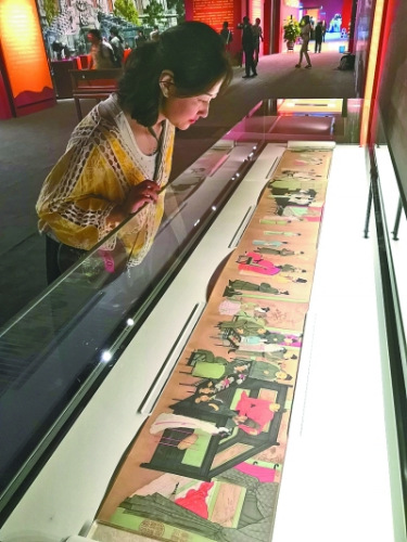 圖為展覽現(xiàn)場 本報記者 李韻/攝