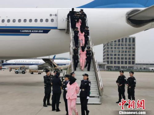 　10月15日，河南公安機(jī)關(guān)將136名電信網(wǎng)絡(luò)詐騙犯罪嫌疑人從老撾押解回國(guó)，涉及國(guó)內(nèi)多省市區(qū)的1200余起電信網(wǎng)絡(luò)詐騙案件成功告破?！Ⅸi 攝