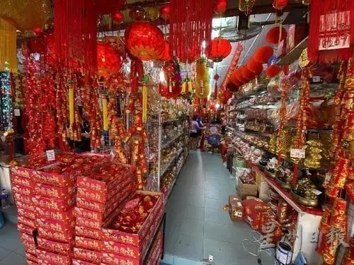 年貨市場。（馬來西亞《星洲日報(bào)》 范純瑋 攝）