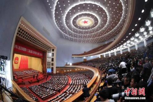  資料圖：北京人民大會(huì)堂。<a target='_blank' >中新社</a>記者 杜洋 攝