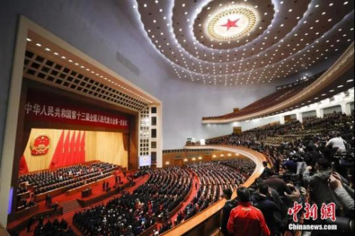 資料圖：北京人民大會堂。<a target='_blank' >中新社</a>記者 杜洋 攝
