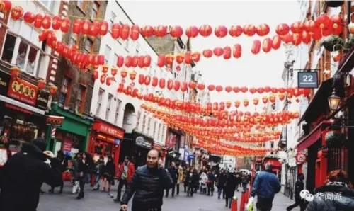 資料圖：封鎖前的倫敦中國城。(英國《華聞周刊》)