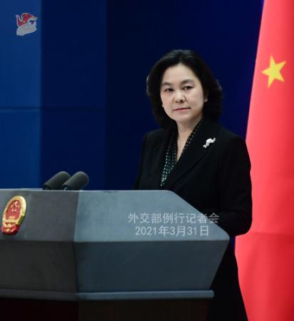 外交部發(fā)言人華春瑩。薛偉 攝
