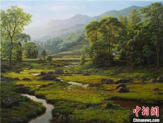 王海暉(中國)的《清韻》獲紐約藝術(shù)學(xué)院獎?！≈鬓k方供圖