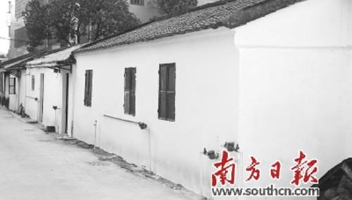 經(jīng)過改造的僑房,面貌煥然一新。