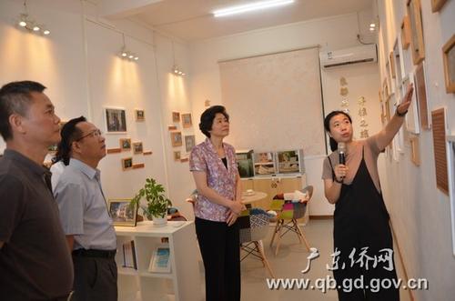 中國(guó)僑網(wǎng)龐國(guó)梅主任考察中山南區(qū)良都僑苑