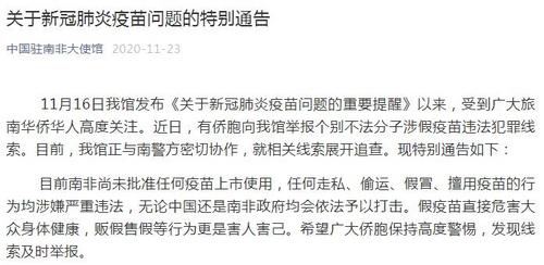 中國僑網(wǎng)圖片來源:中國駐南非大使館微信公眾號截圖