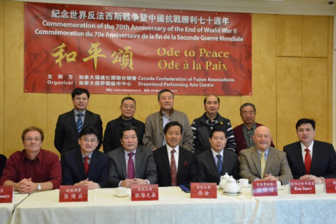 中國僑網(wǎng)大型音樂舞蹈史詩系列活動“和平頌”正積極籌備。(加拿大《世界日報》/謝君 攝)