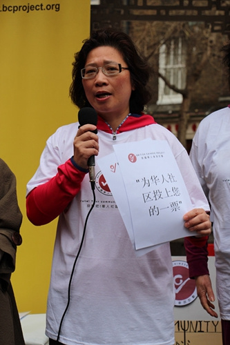 中國(guó)僑網(wǎng)李貞駒。(法國(guó)《歐洲時(shí)報(bào)》英國(guó)版/侯清源 攝)