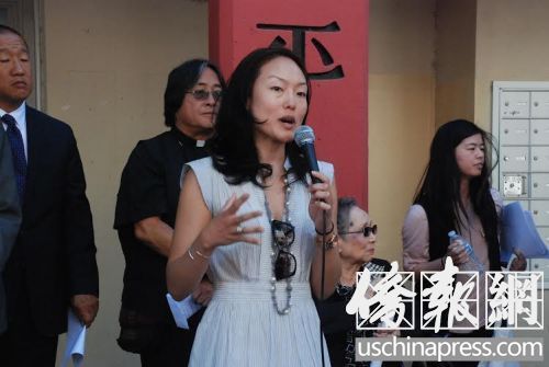 舊金山市議員金貞妍表示,她將盡其可能,協(xié)助舊金山平園獲得應(yīng)得的資助(僑報記者吳卓明