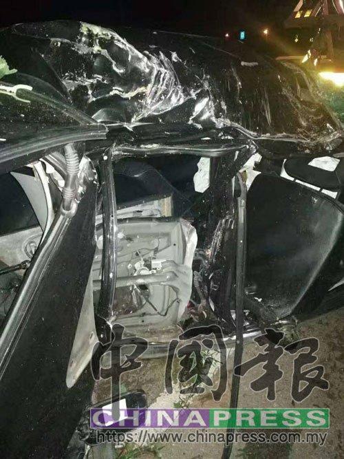 中國(guó)僑網(wǎng)車禍現(xiàn)象。(馬來西亞《中國(guó)報(bào)》圖片)