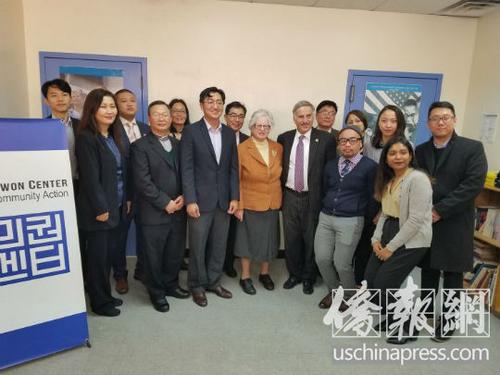 中國(guó)僑網(wǎng)美國(guó)亞太裔組織和民選官員發(fā)布2019年重點(diǎn)移民政策。(美國(guó)《僑報(bào)》/張晶 攝)