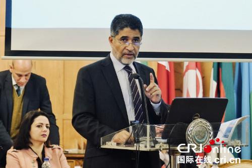 中國僑網(wǎng)世衛(wèi)組織東地中海區(qū)域辦事處主任艾哈邁德·曼達里(中央廣電總臺國際在線/米春澤 攝)