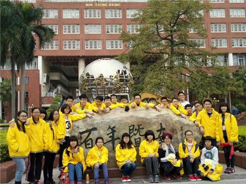 暨南大學校園合影