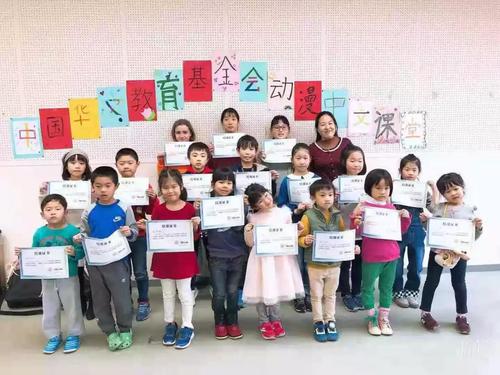 中國僑網學生結課合影(圖片來源:中國華文教育基金會)