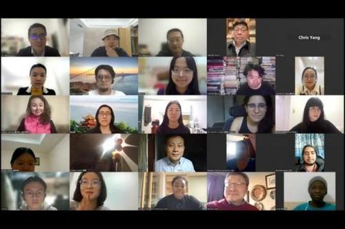 中國僑網(wǎng)“中華文化國際青年研習項目2022”活動開幕 主辦方供圖