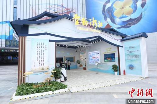 中國(guó)僑網(wǎng)浙江綜合形象展示區(qū)。 浙江省商務(wù)廳 供圖