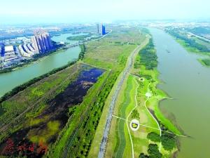 中國(guó)僑網(wǎng)位于禪城區(qū)的綠島湖濕地公園 廣州日?qǐng)?bào)全媒體記者龍成通攝
