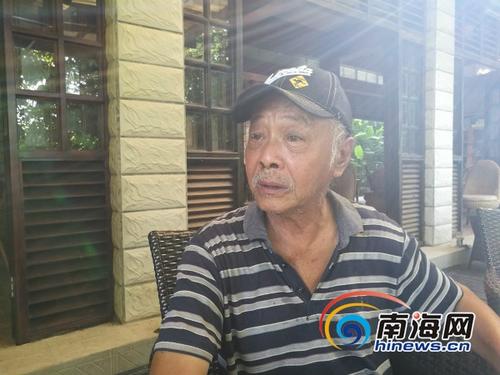 中國僑網(wǎng)鄭文泰。南海網(wǎng)記者高鵬攝