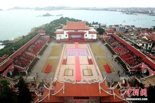 中國僑網(wǎng)資料圖:秋祭媽祖大典。中新社記者 王東明