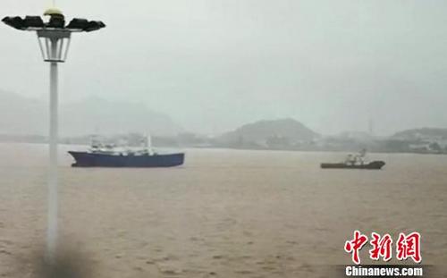 中國僑網(wǎng)圖為:事發(fā)水域 臺州海事局供圖 攝