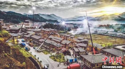 中國僑網位于浙江金華的橫店影視拍攝基地。金華宣傳部提供
