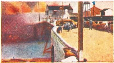 中國僑網(wǎng)煙畫“八字橋戰(zhàn)役”