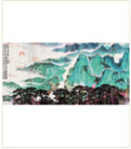 <strong>根·魂·夢</strong><br>紙本設(shè)色<br>馮遠(yuǎn)、王林旭、蕭瀚、鄭百重、馬新林