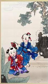 解碼中華文化基因：這幅畫(huà)，真叫娃娃“頭大”