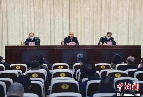 中國僑網會議現場 安徽省公安廳供圖